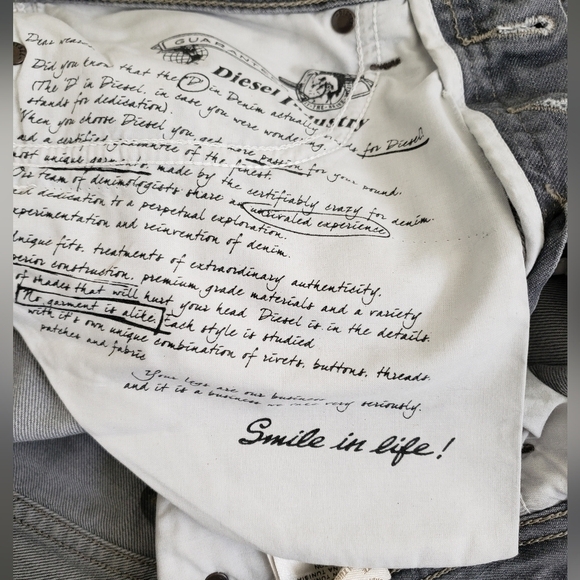 Diesel Men's Viker Regular Straight Fit Jeans size W 27 L 30 Wash 008QP or Gray - Picture 14 of 16